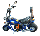 FancyScooters bike using this part: FX4000HD: Zida 49cc Chopper FX4000HD (FX088)