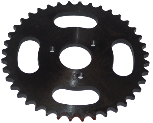 PART07127: Sprocket AL (D=165mm 428Hx40 teeth, Center Hole Dia=36mm) for FT110ccATV