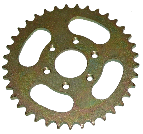 PART07921: Rear Sprocket AR 37 Teeth Bolt Pattern 6 for 428 Chain Peace Kid ATVs