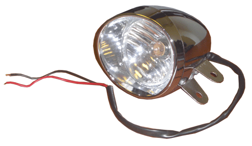 Head light with 2 wires (12V) Dimension 3.75" x 5.5"