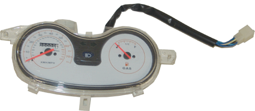 Odometer, Fuel Gauge, Lights Indicator Panel for GS-808 (8 wires)