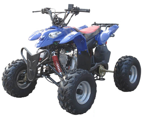 Peace Mini Sporty ATV (110cc Wider and Taller than ATV507)  with Front hand/Rear foot Brake