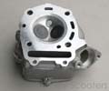 Cylinder Head With V