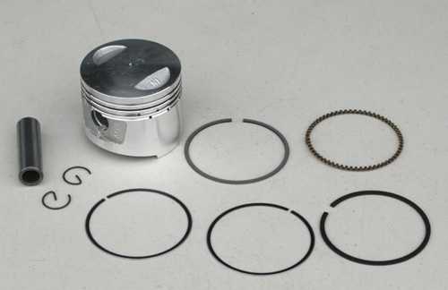 CG150 Piston, Rings, Pinsand G-rings (Diameter=62mm, Height=52mm, Pin=15mm)