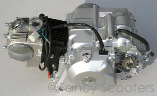 110cc 4-stroke Engine Starter on the Bottom