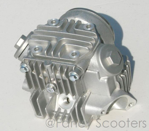 70cc Complete Cylinder Head A with Valves Setup for 4-Stroke Horizontal Engine