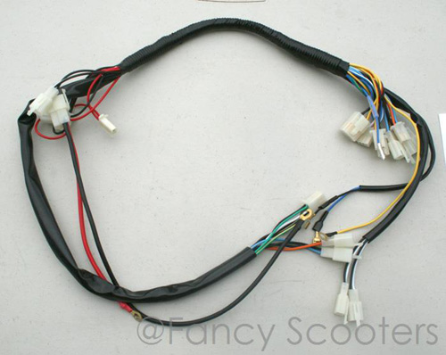 Whole Wire Harness for X-1, X-2, X-8 2-Stroke Pocket Bike (After Market Part)