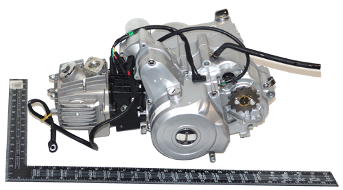 110cc 4-Stroke Motorcycle Whole Engine with Gear (Starter on the top)