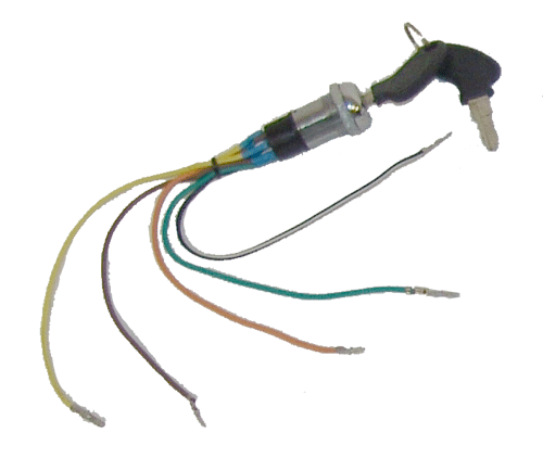 Gas Scooter Start Key Set  (5-wire) A