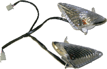 Front Turn Signal Set for GS-814 (wire color: blue/green)