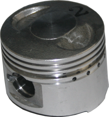 60cc GY6 Engine Piston (Dia=44mm, Height=32mm, Pin Dia=13mm)