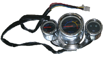 3-gauge Speedometer Type E (60 mph)